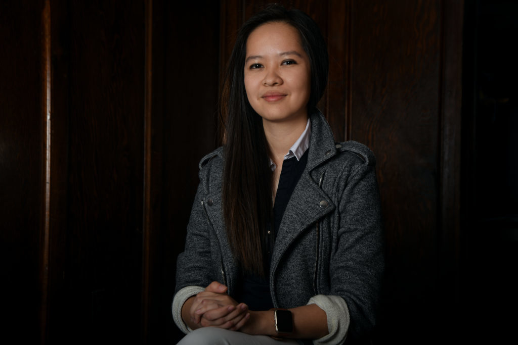Junior Ashley Le is running for Student Association president. She said her campaign focuses on strengthening the community on campus through storytelling. Olivia Anderson | Photo Editor
