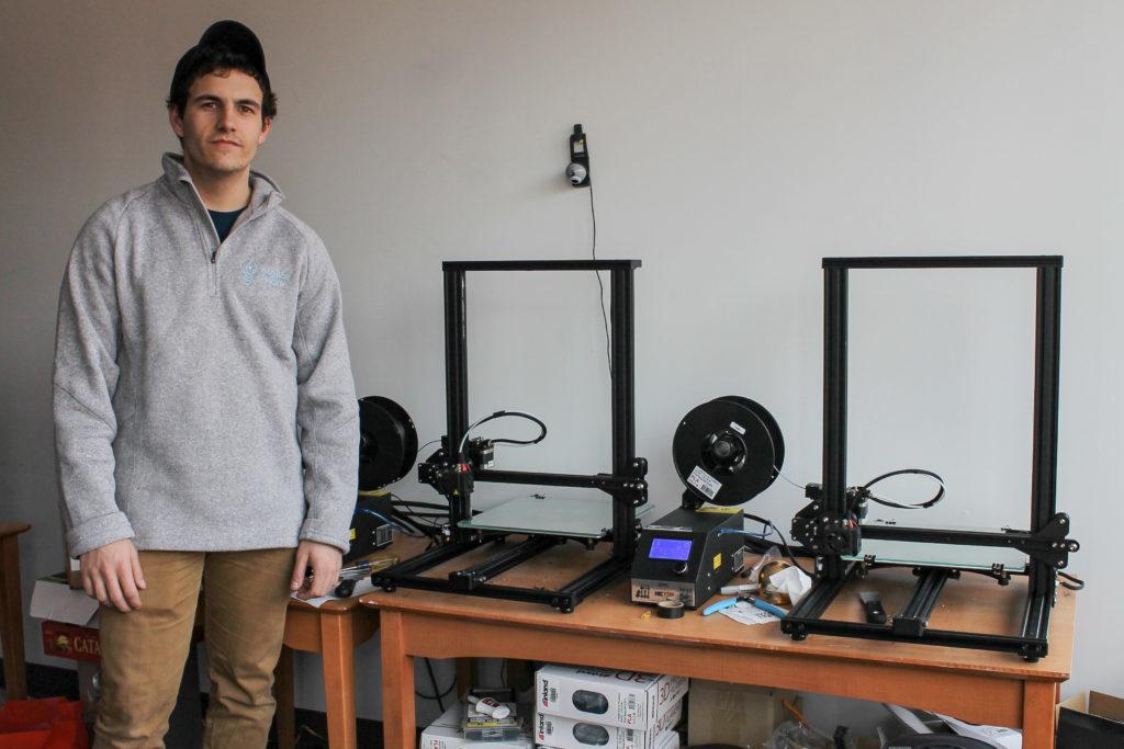 Senior Joseph Schirarizzi, a South Hall resident and computer science major, said the 3-D printer confiscated from his room is not advanced enough to produce any of the banned dangerous weapons.