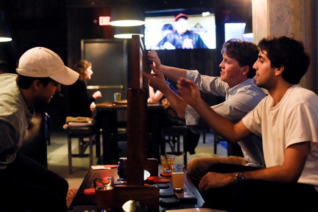 Church Hall, located at 1070 Wisconsin Ave. NW, is a massive game bar that opened late last month, providing 16 flat screen televisions for watching sports, board games and various options for shared plates.