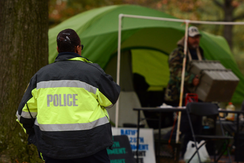 City officials have cleared several homeless encampments in Foggy Bottom in recent years, including the E Street encampment last year and Washington Circle in 2016. 