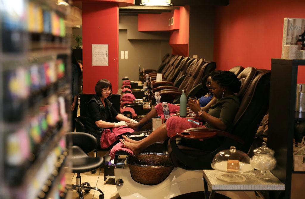 Located at 1915 I St. NW, Mimosa Salon is close to campus and ideal for mid-week relaxation.
