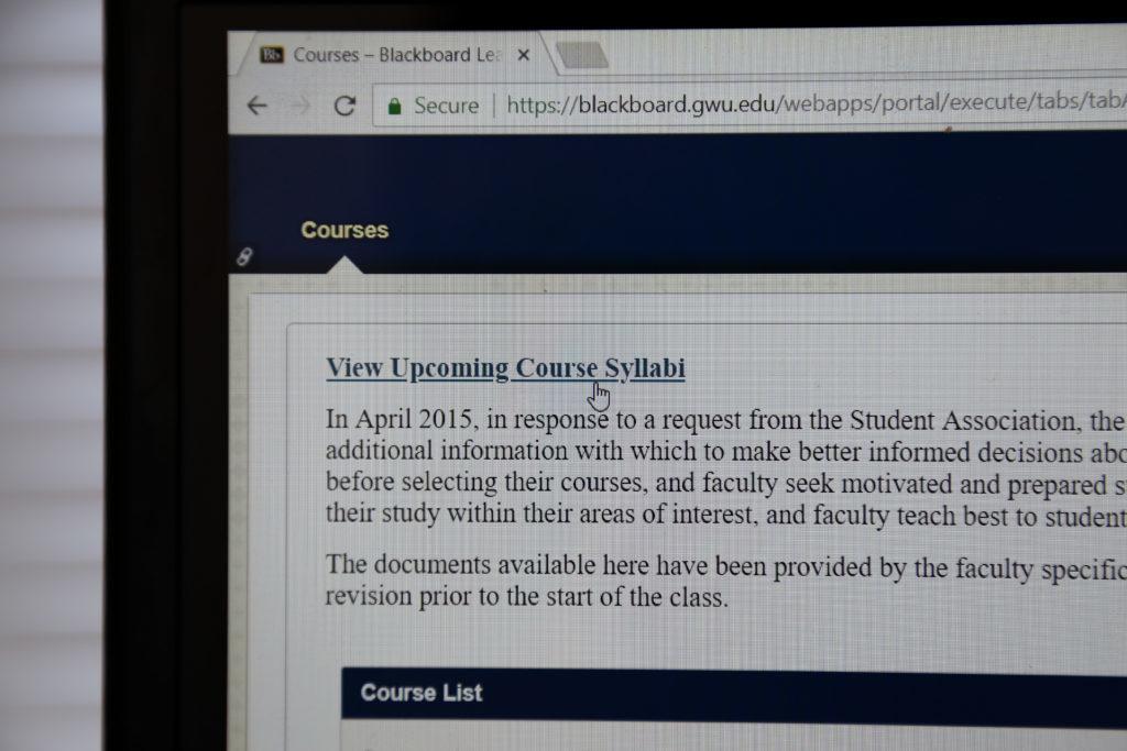 Administrators developed a new system that automatically pulls syllabi from professors’ Blackboard course pages and uploads them to a searchable database that will launch this summer. 