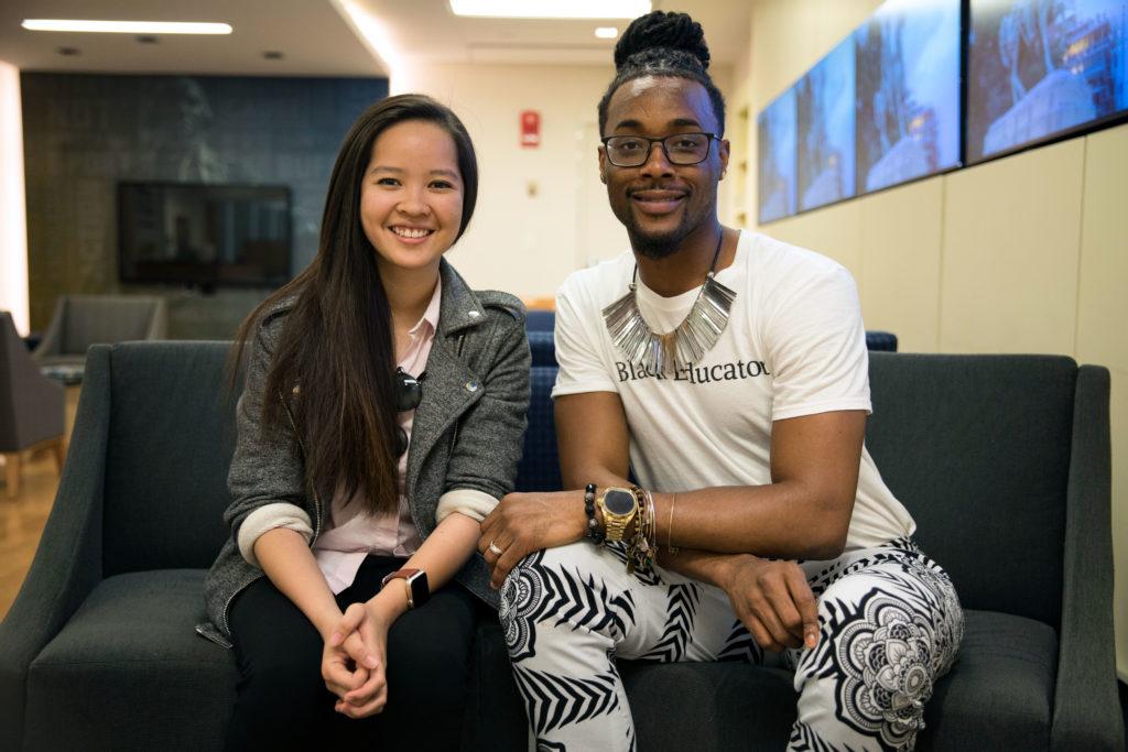 Student Association President Ashley Le and Sen. Tyrell Garner, GSEHD-G, sat on the committee that designed the diversity trainings for incoming freshmen.