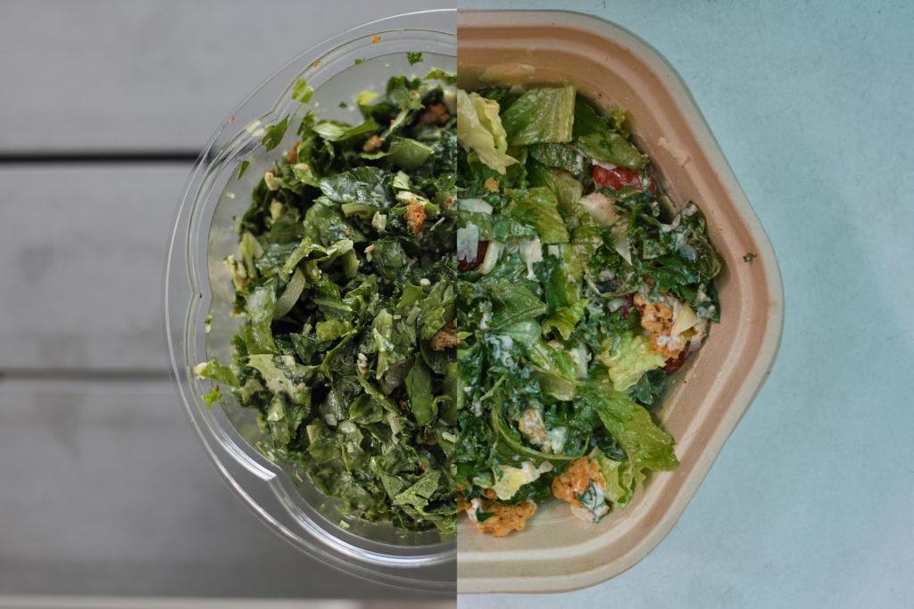 The Kale Caesar salads from Sweetgreen ($10.95) and Chopt ($9.95) are different takes on a classic, but Chopt is your best bet. 