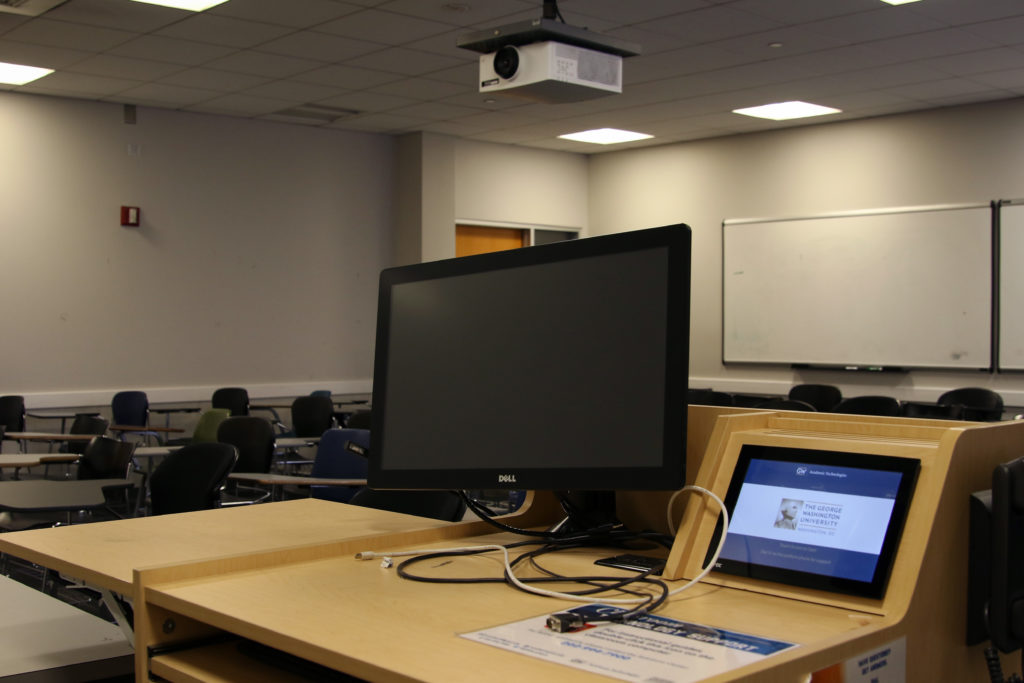 GW gave nearly 135 classrooms a technological makeover over the past four years. 