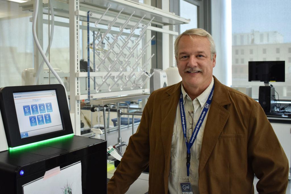 Keith Crandall, the director of the Genomics Core, a professor of epidemiology and biostatistics and the director of the Computational Biology Institute, said the facility provides “state-of-the-art” sequencing capacity. 