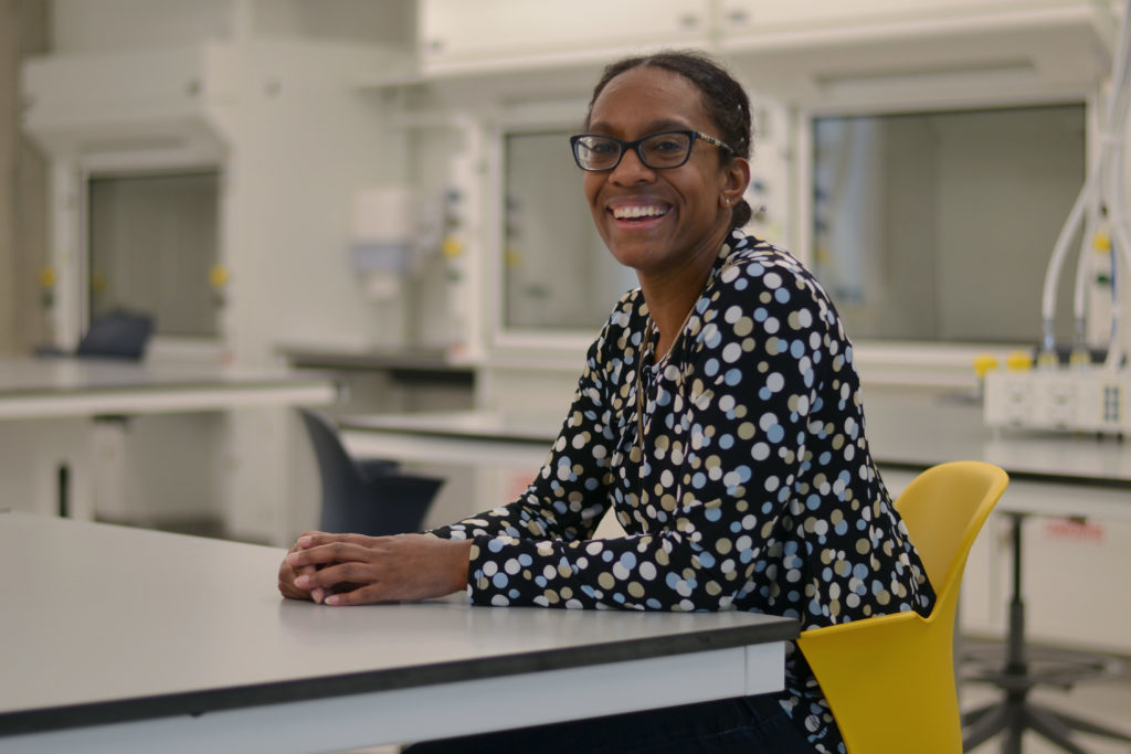 Chemistry professor LaKeisha McClary will give one of the 10 faculty lectures offered during Colonials Weekend. 