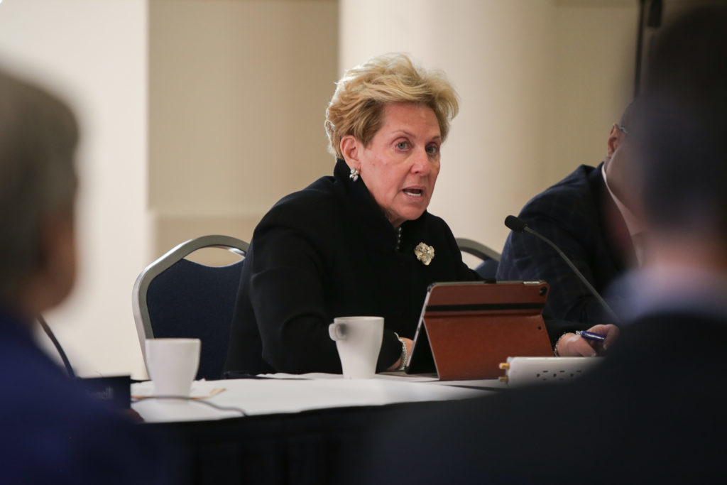 Ellen Zane, the vice chairwoman of the Board of Trustees and the head of the Committee on Finance and Audit, proposed a 3.1 percent tuition hike at a Board meeting Friday.
