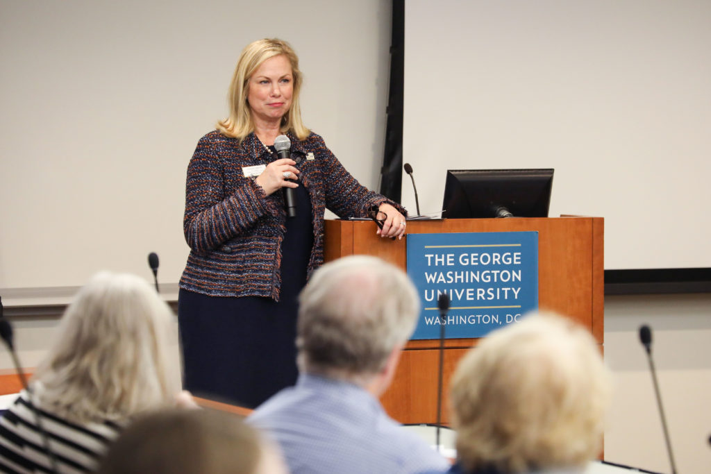 Donna Arbide, the vice president for development and alumni relations, said the development office set a series of new donation goals this semester to build up GW’s donor base and prepare for a large-scale fundraising campaign. 