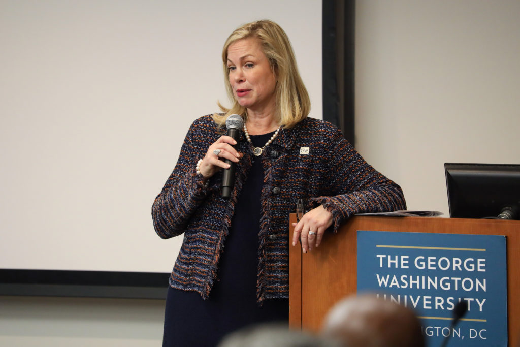 Donna Arbide, the vice president for development and alumni relations, said the tokens of appreciation will help retain donors amid an office-wide push to build up GW’s donor base to prepare for the University’s next capital campaign. 
