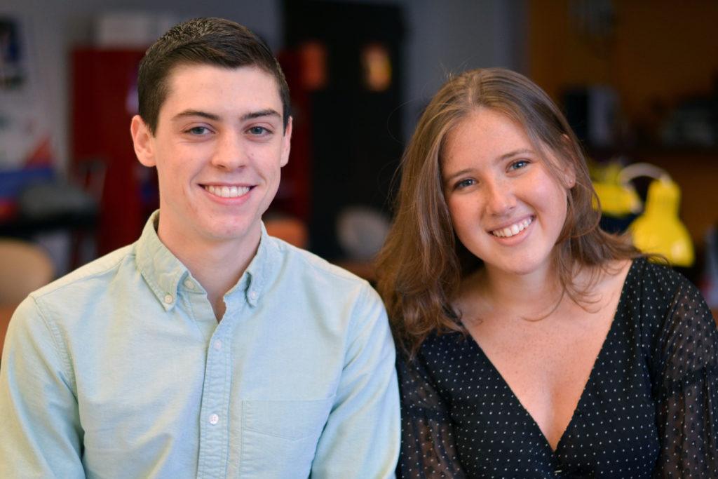 Sarah Shavin, a senior majoring in business administration, and Ryan Steed, a sophomore majoring in computer science and economics, started an app called Thisfits.
