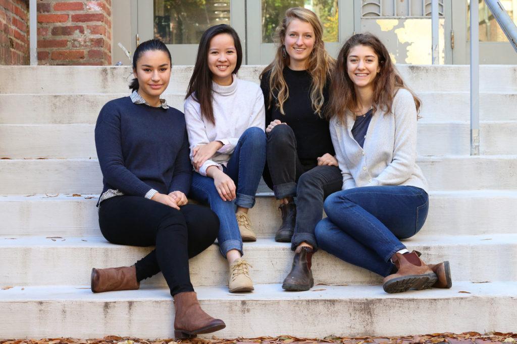 Saru Duckworth, the president of The Store, Student Association President Ashley Le, Izzy Moody, the SA’s vice president for sustainability, and Sage Wylie, a Food Institute fellow, all serve on the task force. 