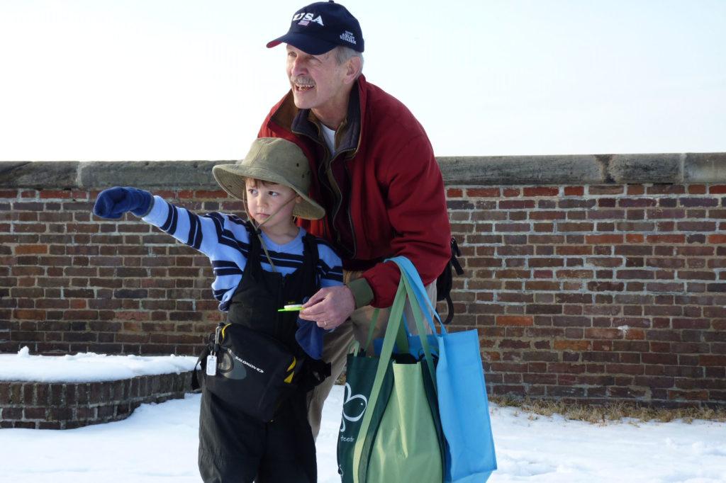 Frederick Lindahl, pictured with his grandson, died last week from complications related to lung cancer. He was 76. 