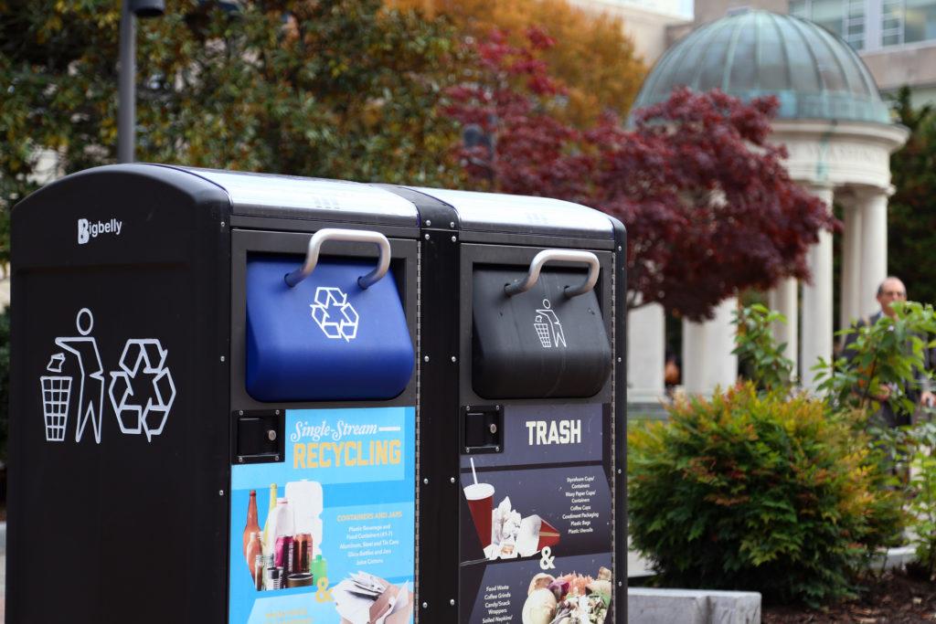 Officials said the most recent waste audit last spring found beverage containers and paper are the most frequently recycled items on campus.