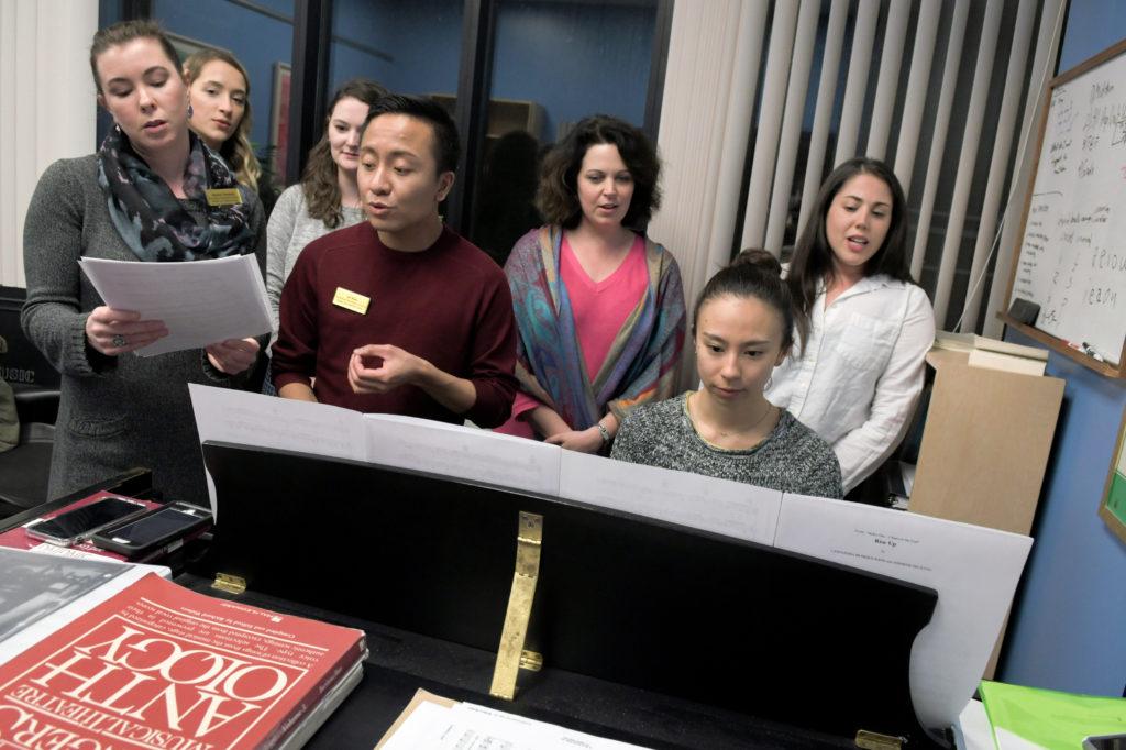 Three graduate students launched a singing group for transgender individuals to develop their vocal ranges.