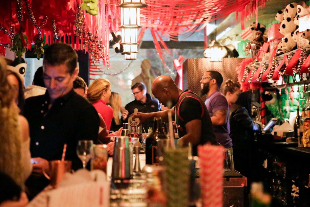 Miracle on Seventh Street – a pop-up bar at 1843 Seventh St. NW – has walls adorned with extravagant wreaths and murals of Frosty the Snowman, the Abominable Snowman – and even Beyonce.