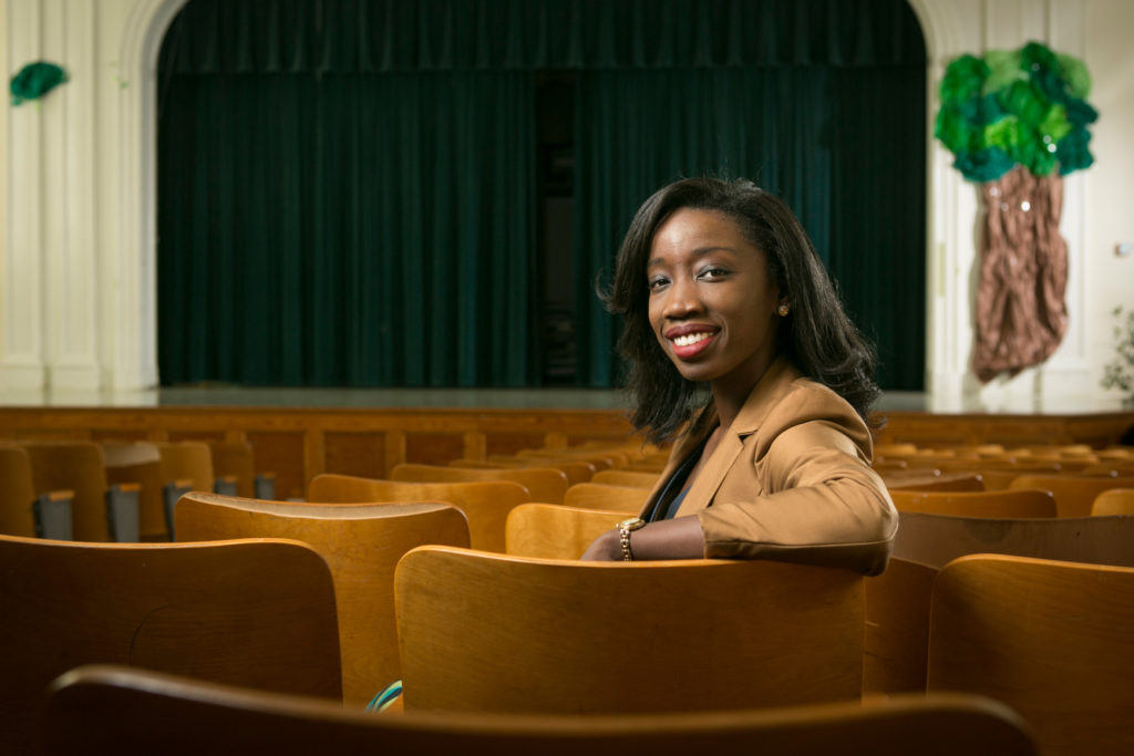 Sally Nuamah, who graduated with a bachelor’s degree in political science in 2011, filled a spot in the field of education.