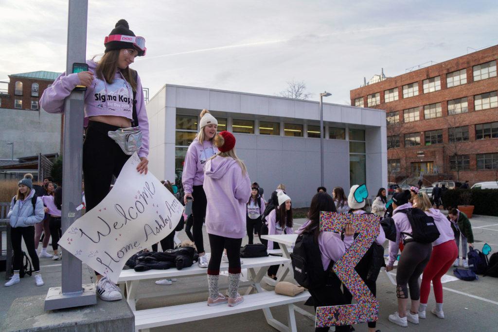 Sorority members said this year’s location in Potomac Park worked better than last year’s event in Kogan Plaza, but finding a suitable spot on campus has been a challenge. 