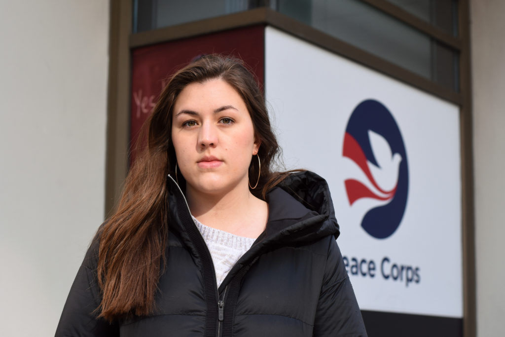 Freshman Catherine Morris said she was supposed to have a public affairs internship with the Peace Corps but has not heard from the office since the day before the government shutdown began. 