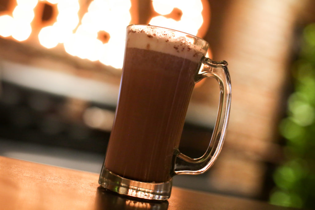 The Coupe can spike your hot chocolate with any alcohol of your choice, but the bars specialty is the Dionysus Chocolate ($10). 