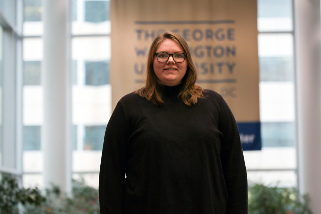 Victoria Lewis, the president of the GW Interfaith Council, helped organize the group's first weeklong celebration of religious student organizations. 