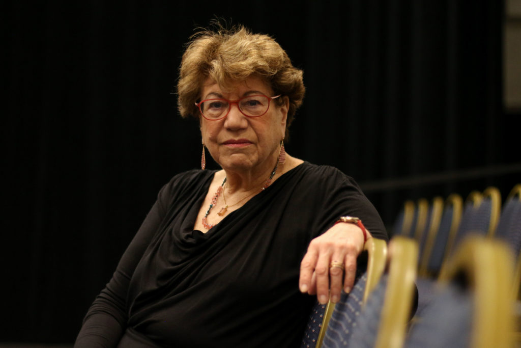 Leslie Jacobson, who worked her way from guest artist to chair of the theater and dance department, will retire at the end of this semester. 