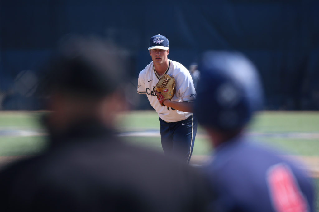 Senior right-handed pitcher Nate Woods, who is slated to be baseball’s Friday starter this year, was lights-out in the season opener, tossing 6.1 innings while yielding just two hits and two runs. 