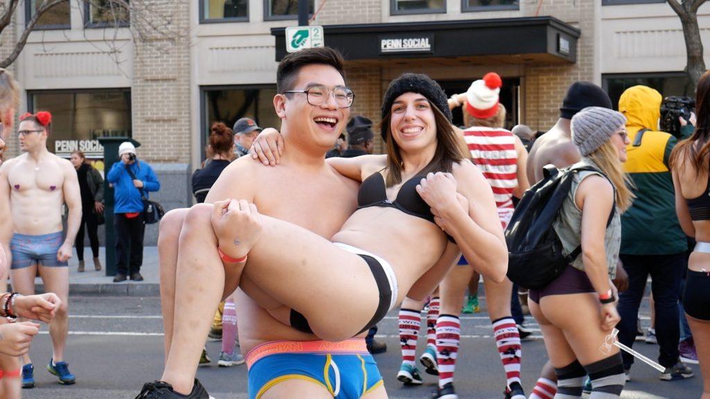 Hundreds gather for annual Cupids Undie Run