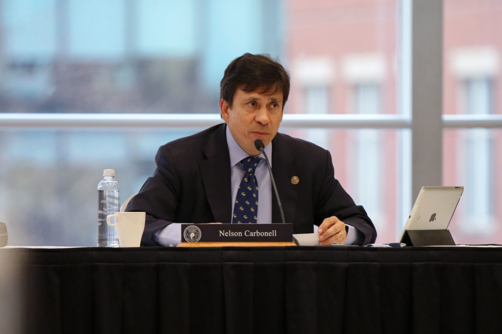 The Board of Trustees, led by chairman Nelson Carbonell, approved changes to the group’s bylaws earlier this month making the observational seats held by the president of the Student Association and the executive chair of the Faculty Association permanent. 