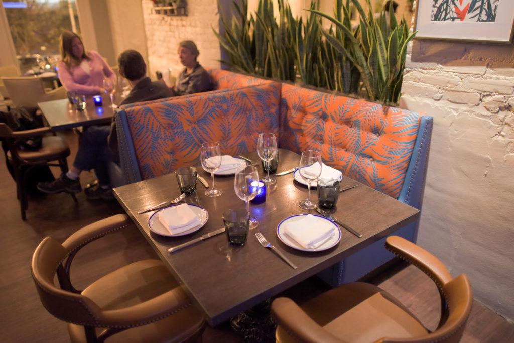 Olivia, which opened about a month ago, is a chic Mediterranean restaurant with some of the coziest seating in the District.  