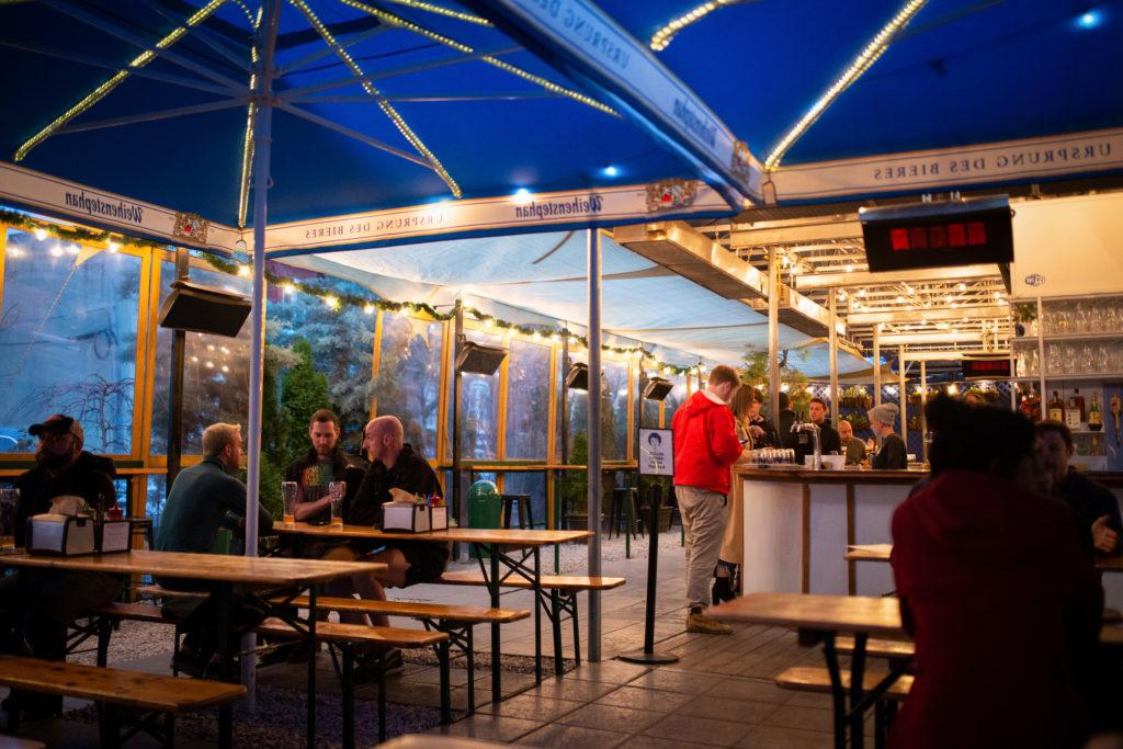 Dacha Beer Garden has a slew of no-frills picnic tables perfect for a day of drinking. 