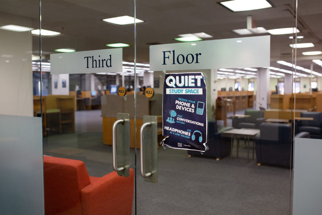 The University installed 57 new individual study cubicles on the third floor of the library over spring break. 