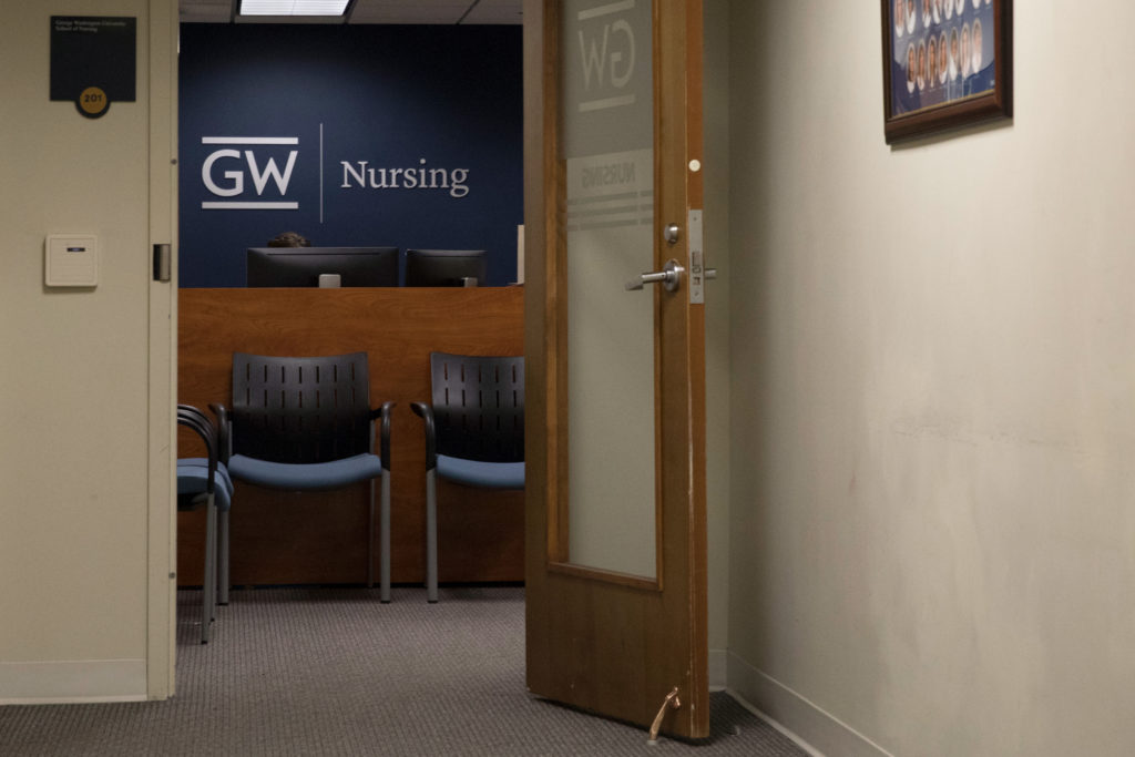 The nursing school employs the lowest number of male faculty compared to most of GWs peer institutions.
