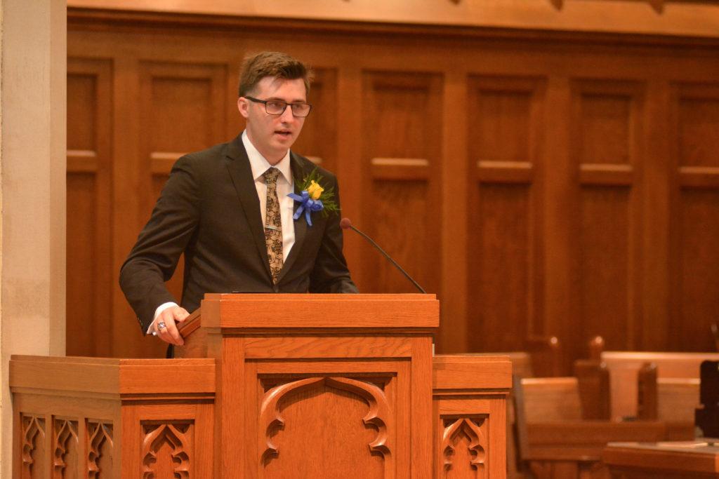 Graduating senior Ethan Kelley talks about his religious experience as a Catholic at GW.