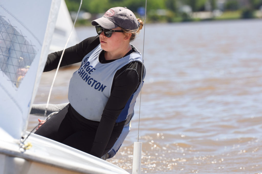 Senior+sailor+Sarah+Noyes+crews+a+boat+during+practice+last+May.+