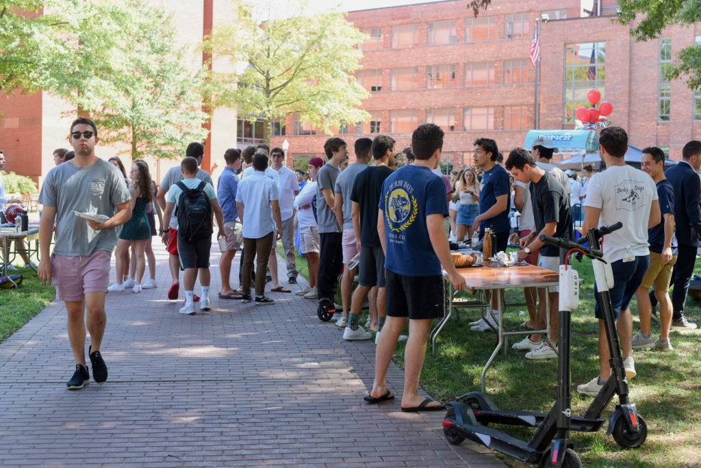 Panhellenic Association sororities could not participate in the annual Meet the Greeks event Saturday after a racist Snapchat post emerged from the account of a sorority president earlier this week. 