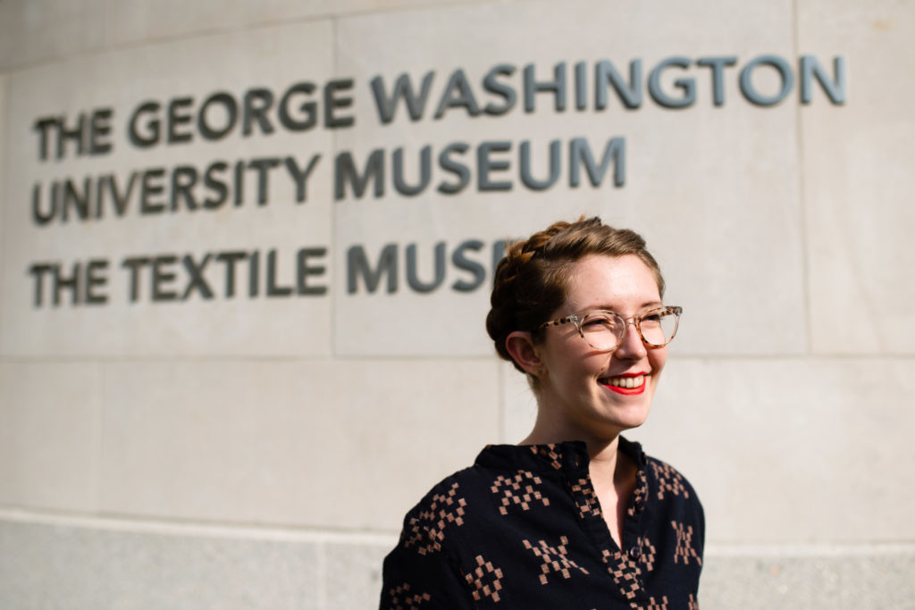 Caroline Kipps was hired in August to oversee contemporary arts at The Textile Museum. Eric Lee | Staff Photographer