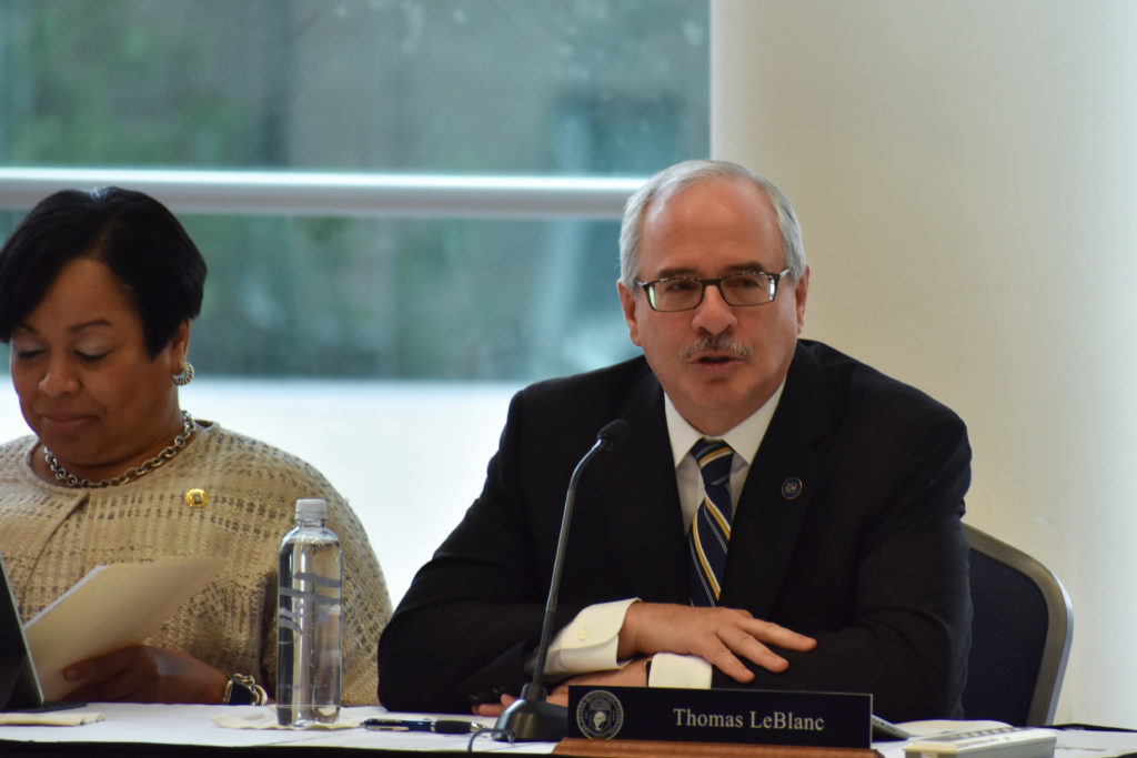 At a town hall earlier this month, University President Thomas LeBlanc said reducing undergraduate enrollment emphasizes quality over quantity.