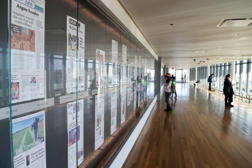 The Newseum is participating in Museum Day, which allows visitors to walk through public and private museums for free. 