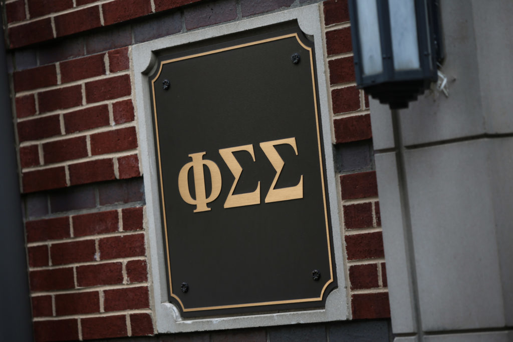 Phi Sigma Sigma President Alison Janega will step down from her position after a Snapchat post with a racist caption appeared to have been posted from her account.