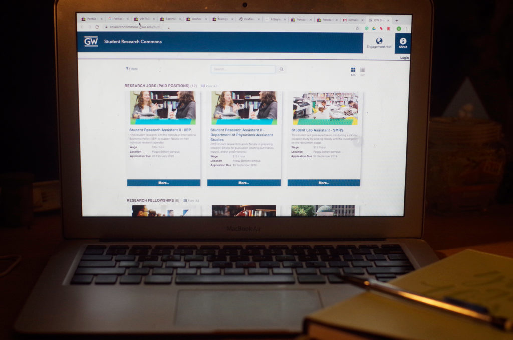 Faculty can post research position openings on the new GW Student Research Commons website.