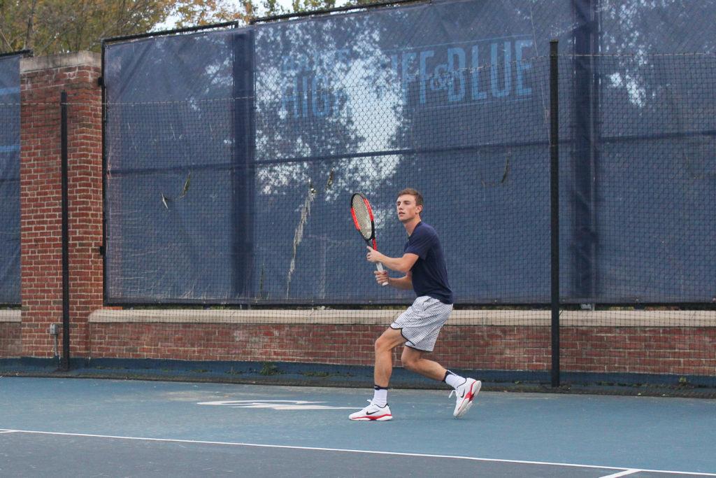 Tennis veterans make up most of the mens team this season, giving the squad an edge over its competitors.