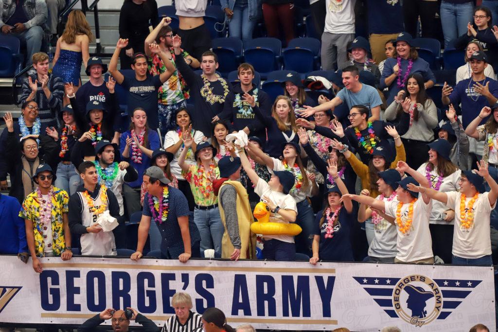 In lieu of attending in person, Georges Army has focused instead on promoting the athletics departments online programming, including a virtual fan engagement package called The Suite Life. 