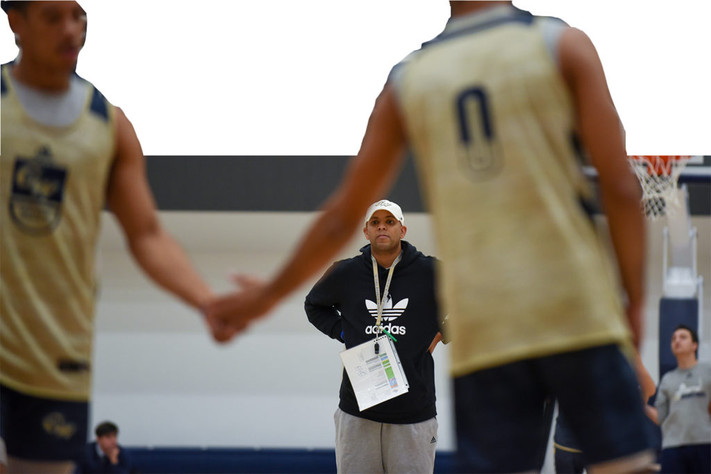 Men's basketball head coach Jamion Christian tested positive for COVID-19 Jan. 19.