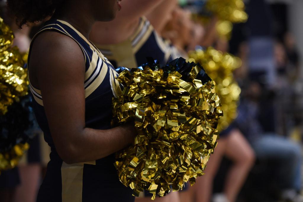 The cheer team's new leadership said they are working to ready the squad for high-energy games.