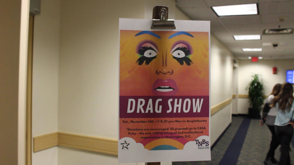 GW Class Council and the Trans and Non Binary Students at GW collaborated to host a drag show Saturday evening.
