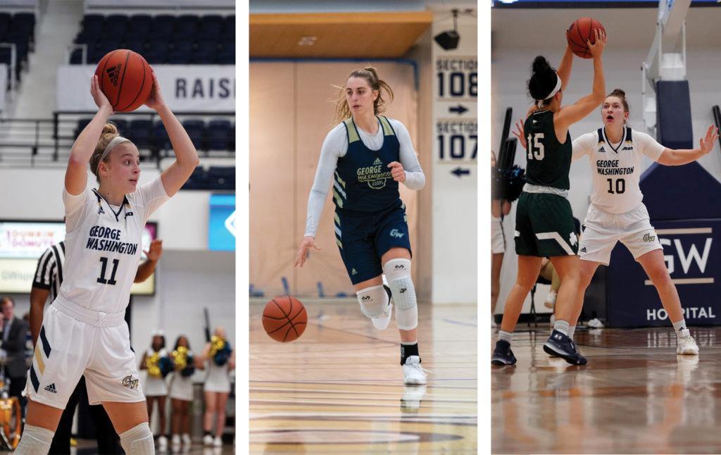 Redshirt freshman guard Tori Hyduke, sophomore guard Maddie Loder and redshirt junior guard Sydney Zambrotta are slated to fill the shoes of last year's star point guard.