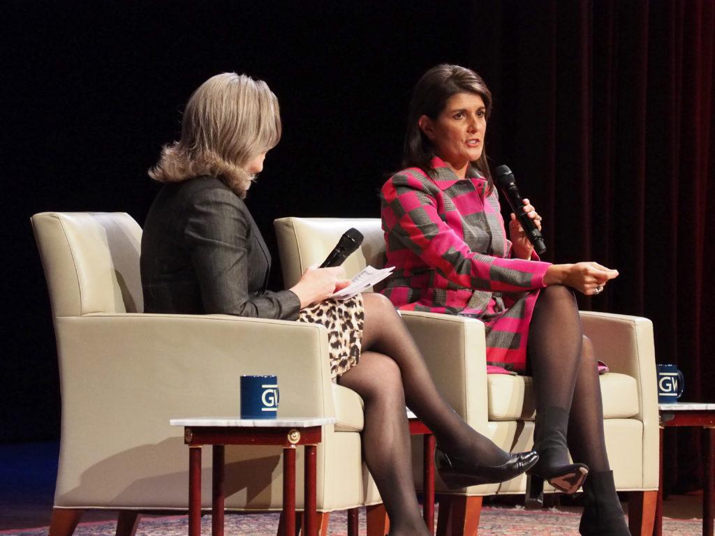 At the event, Nikki Haley said the title of her book came from a comment she made defending her integrity while serving as U.S. ambassador to the United Nations.