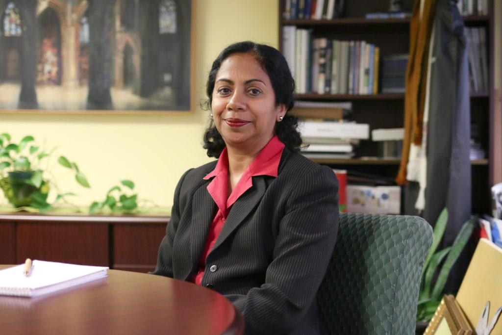 Elizabeth Chacko, the provost for Mount Vernon Campus academics, said she has focused on building a sense of community on the campus in her first six months in the position. 