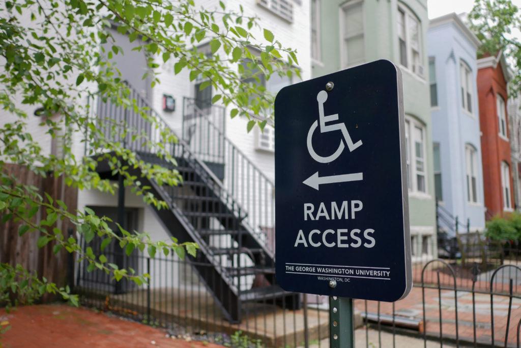 A new map will illustrate handicap parking signage, buildings with ramp entrances and restrooms and elevators that physically handicapped people can use. 